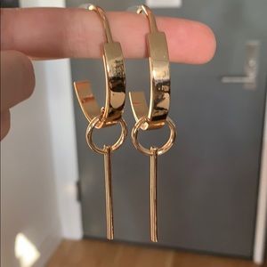 Baublebar gold hoop earrings
